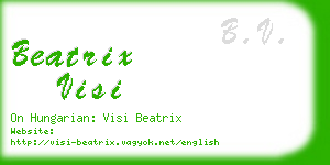 beatrix visi business card